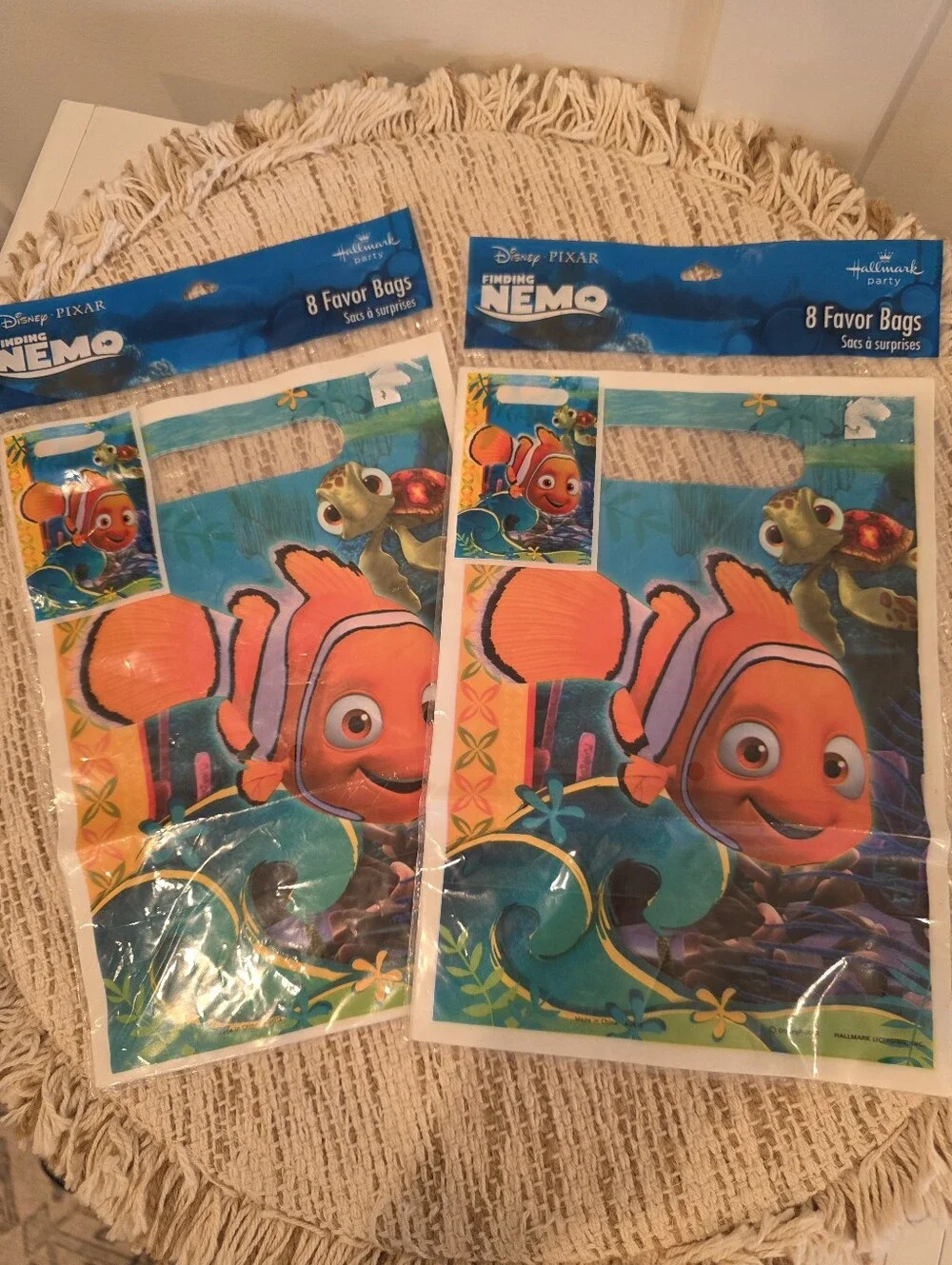 New! Disney Pixar Finding Nemo Party Favor Bags 2 Packs